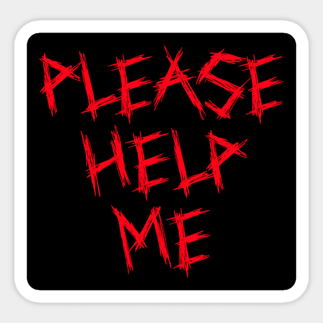 Please Help Me Sticker by CreativeYou